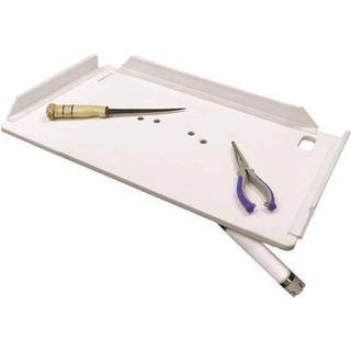 Taco 20 """" Poly Filet Table m/justerbar Gunnel Mount - White