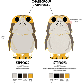 Funko Star Wars badge (Porg)