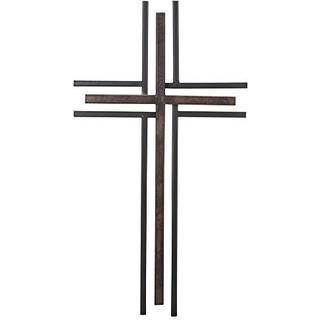 Dicksons galvaniseret look dobbeltlag 16 tommer dekorativ metal dekorativt h?ngende v?gkors