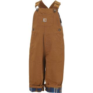 Carhartt Baby-Boys vasket l?rred Bib samlet Carhartt Brown 6 m?neder