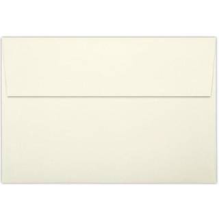 A8 Invitation Konvolutter m/Peel & Press (5 1/2 x 8 1/8) - Naturlig linned (50 Antal) | Perfekt til invitationer Meddelelser Sender kort 5x7 foto