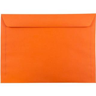 Jampapir 9 x 12 pjece farvede konvolutter - orange genanvendt - 50/pakke