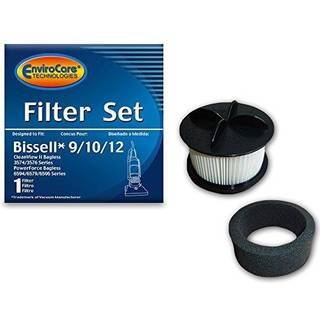 Envirocare -udskiftning st?vsugerfilter s?t designet til at passe Bissell Powerforce Bagless Cleanview II lodret stil 9/10/12