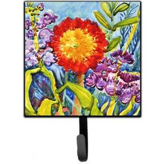 """" Caroline's Treasures 6075SH4 Flower-Sunflower Leash Holder eller Key Hook Small Multicolor """"