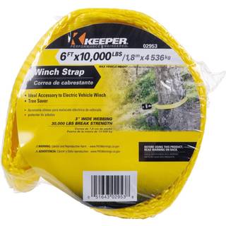 Keeper 02953 Winch Strap Tree Saver med Loops 6 'X 3' '10