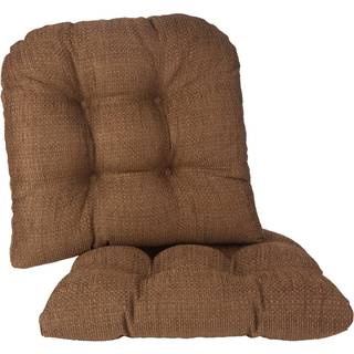 Klear Vu Gripper Overstuffed Universal-slip spisestol puder til køkkenindretning eller kontor Brug U-formet glidesikre sædepude 17x17 tommer 2 tæ