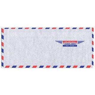 Jampapir nr. 10 Luftpostkonvolutter - 4 1/8 x 9 1/2 - Hvid - 25/pakke