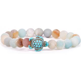 Fahlo Sea Turtle Tracking Armelet Elastic understøtter havskildpadde Conservancy One Størrelse passer mest til mænd og kvinder (Sky Stone)