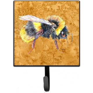 """" Caroline's Treasures 8850Sh4 Bee on Gold Leash eller Key Holder Small Multicolor """"