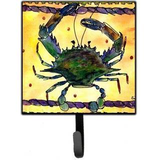 """" Caroline's Treasures 8058Sh4 Crab Leash Holder eller Key Hook Small Multicolor """"