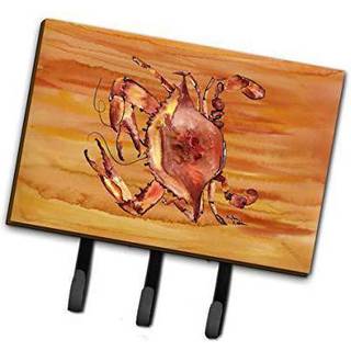 """" Caroline's Treasures 8139th68 Crab Leash eller Key Holder Large Multicolor """"