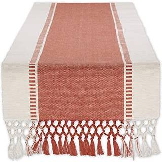 Spice Dobby Stripe Ribbed Table Runner 13x72