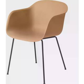 Muuto Fiber Spisebordsstol Ochre Armlæn Stål