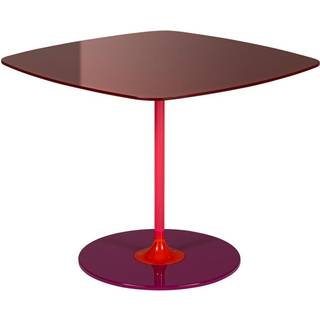 Kartell Thierry Sofabord 50x50 Cm - Sofabord Stål Bordeaux - 04040BO