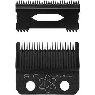 StyleCraft Black Diamond Faper Slim Deep Tooth Fade Blade with Slim Deep Tooth Cutter (1 Sæt)