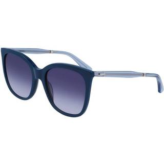 Calvin Klein Kvinde CK23500S 438 Solbriller Acetat Blå Blå Firkantet Normal Normal