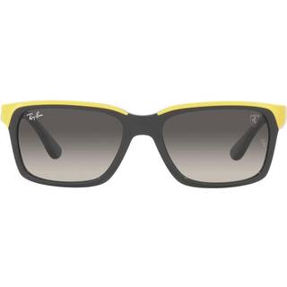 Ray-Ban RB4393M F62411 56 Solbriller Mænd Grå - Grey On Yellow - 56mm