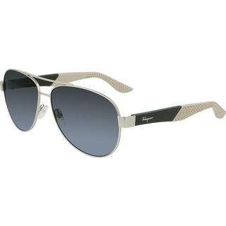 Salvatore Ferragamo SF 275S 758 62 Solbriller Mænd Silver - Silver - 62mm