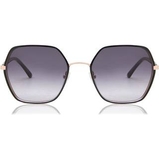 Calvin Klein Kvinde CK21131S 001 Solbriller Metal Sort Violet Firkantet Normal Fotokromatisk