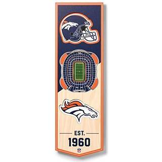 Youthefan NFL Denver Broncos 3D Stadium 6x19 Banner - Mile High Stadium