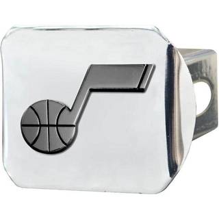 Fanmats 15141 Utah Jazz Chrome Metal Hitch Cover med Chrome Metal 3D Emblem