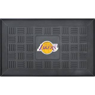 Fanmats - 11413 NBA Los Angeles Lakers Vinyl Medallion Door Mat 19 """" X30 """"