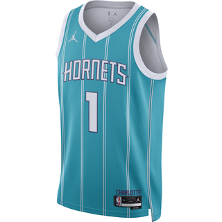 Charlotte Hornets Icon Edition 2022/23 Jordan Dri-FIT NBA Swingman-trøje til mænd - blå - 3XL