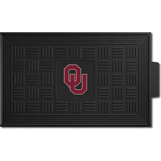 Fanmats - 11378 NCAA University of Oklahoma Sooners Vinyl Door Mat Black 19 """" X30 """"