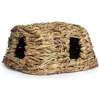 PRESTUE HENDRYX 1097 Nature's Hideaway Grass Hut leget?j Medium 11 x 9 x 6