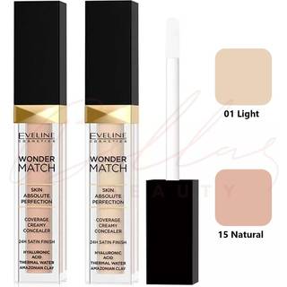 Eveline Cosmetics Wonder Match Cremet camouflage concealer 24 t Skygge 01 Light Neutral 7 ml - 7 ml