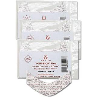 Vapon Topstick Plus Custom Cut Front B Curve Tape Ryd dobbeltsidede 75 strimler.