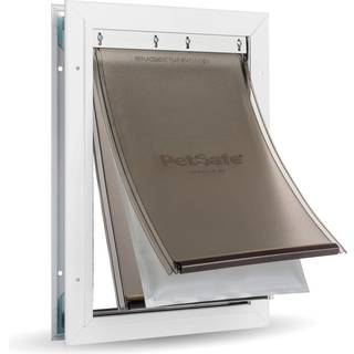 PetSafe Ekstrem vejraluminiums Pet Door - Mest Energy Effective Pet Door - 3 flapper til isolering - til hunde og katte - St?rrelsesmedium