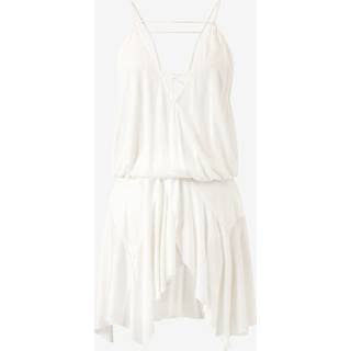 Isabel Marant Felicia asymmetric jersey minidress - white - S