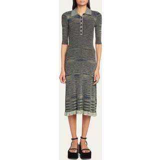 Proenza Schouler White Label cotton-blend polo dress - multicoloured - XS