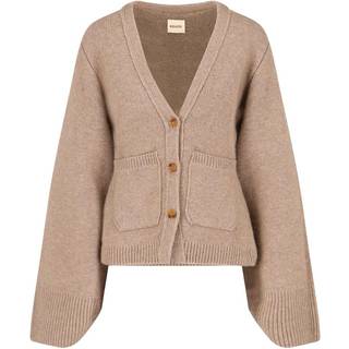 Khaite Scarlet cashmere-blend cardigan - grey - XS