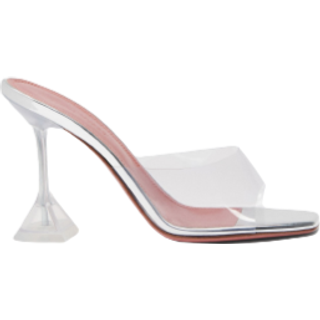 Amina Muaddi Lupita 95 PVC mules - silver - EU 38.5