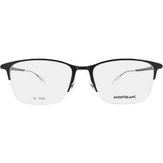 Montblanc MB0284OA Asian Fit 004 56 Briller Mænd Black - Black - 56mm