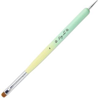 Ivy-l Premium 2 m?der fransk gel akryl neglekunst Kolinsky b?rste med prikkerv?rkt?j til professionel manikyr negl kunstdesign kutikel oprydning