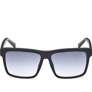 Timberland Mand TB9328 02W Solbriller Injiceret Sort Blå Firkantet Normal Skygge