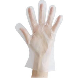 Engangshandsker TPE pudderfri L transparent, 200 stk
