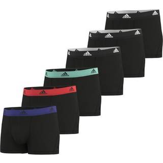 adidas 6-pak Active Flex Cotton Trunks - Black - Large * Kampagne *