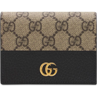 Gucci Marmont GG Supreme wallet - black - One Size