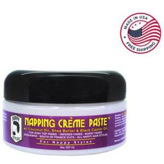Nappy Styles Barber Grooming Coconut Shea Castor Napping Creme 8oz HP-00011