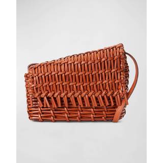 Staud Acute leather crossbody bag - brown - One Size