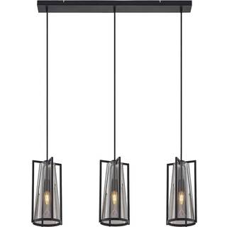 Lucande Rufina pendellampe, 3 lyskilder, aflang