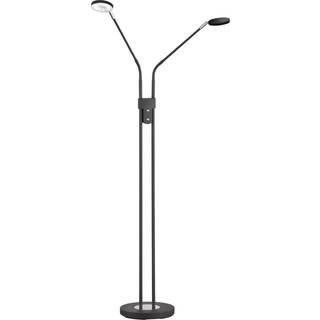 Lunia LED-gulvlampe, 2 lyskilder, sandet sort