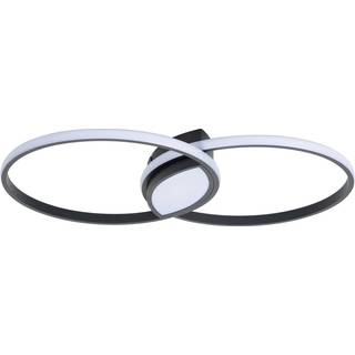 Lindby Valerna LED-loftlampe 31W stepdim sort
