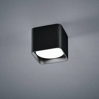Helestra Dora LED-loftlampe kantet mat sort