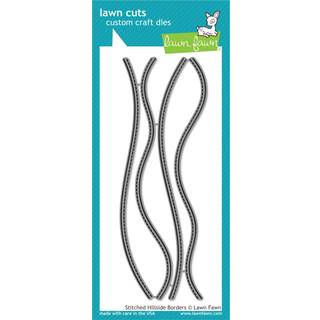 Lawn Fawn Lawn Cuts Custom Craft Border Die-syet Hillside 6 """" Multicolor