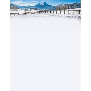Store papirer! Winter Hence Letterhead 80 Count 11 """" X 8.5 """" (2017021)